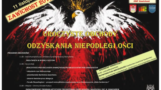 plakat z datą