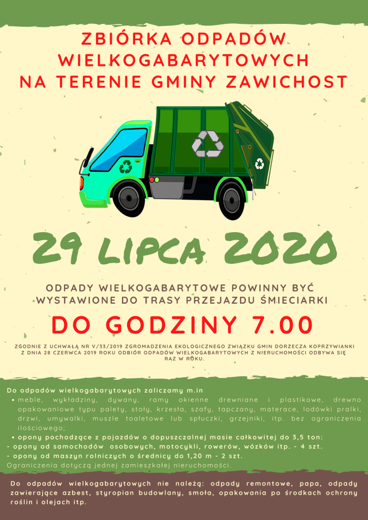 zbiórka odpadów wielkoganbarytowych 1