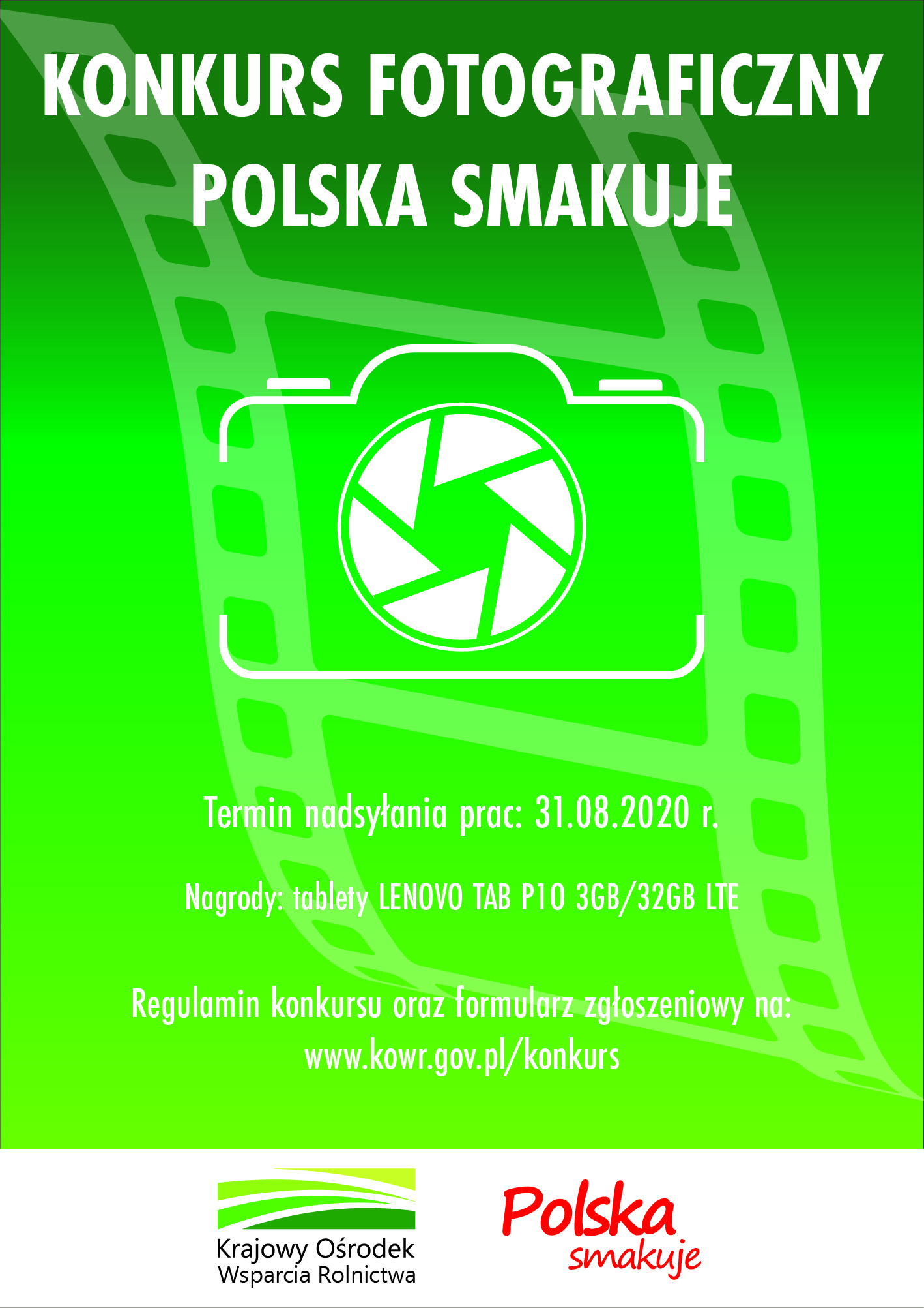 Plakat konkursy fotograficznego Polska smakuje